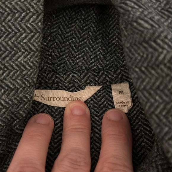 Soft Surroundings Moderne Cowl Herringbone Dress - Picture 3 of 3